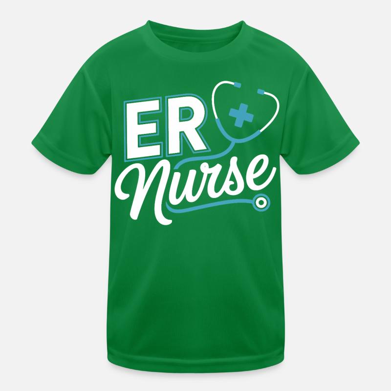 ER Pflegeheld Stethoscope Kids Functional T-Shirt