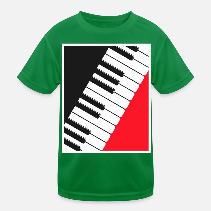 Art d’affiche clavier de piano T-shirt sport Enfant