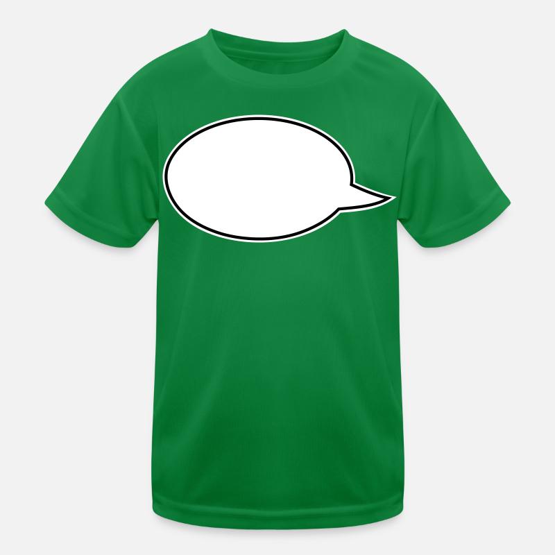 Sprechblasen Comic links Kinder Funktions-T-Shirt