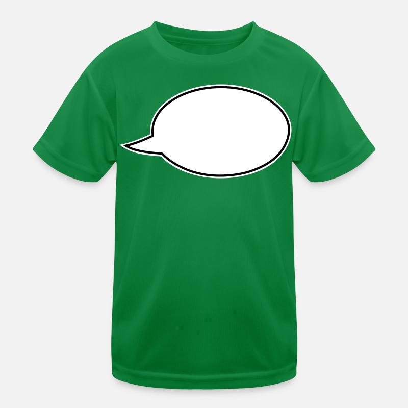Sprechblase Comic rechts Kinder Funktions-T-Shirt