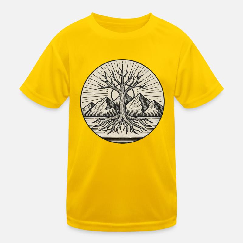 Baum des Lebens Kinder Funktions-T-Shirt