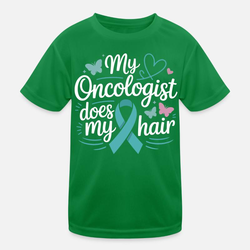 Mon oncologue coiffe mes cheveux T-shirt sport Enfant
