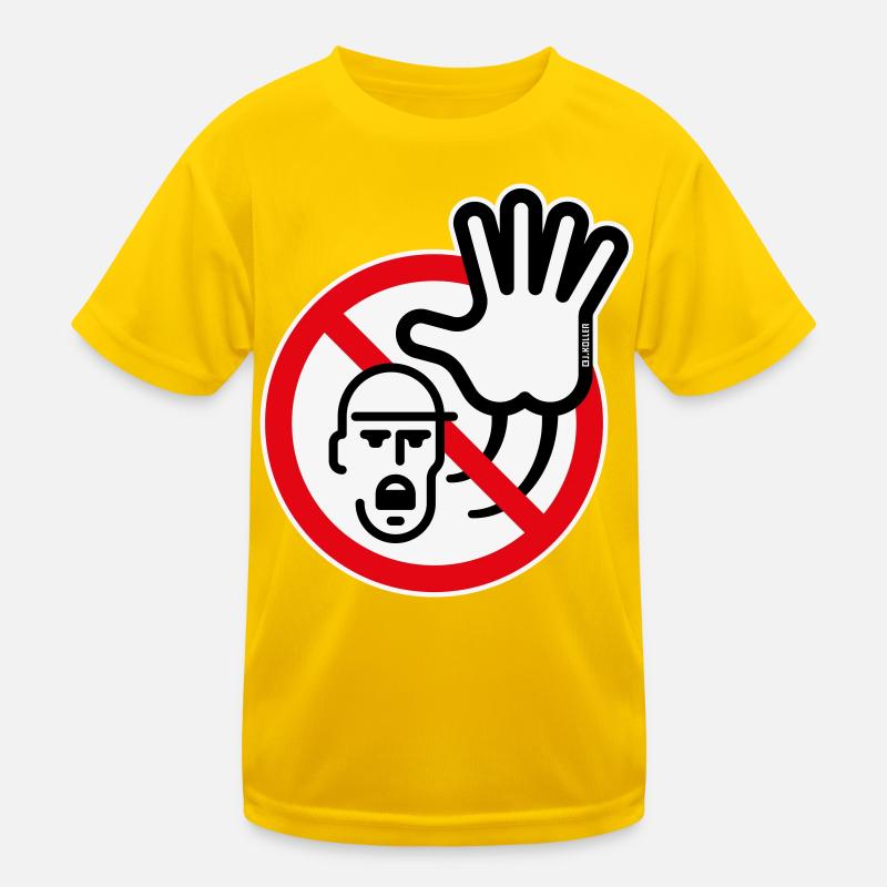 Warnzeichen / Warnung / Verbot (Symbol / 3C) Kinder Funktions-T-Shirt