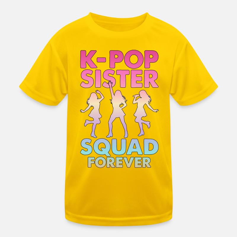 K-Pop Sister Squad Forever Kinder Funktions-T-Shirt