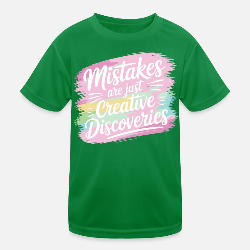 Creative Discoveries Motivation Design Kids Functional T-Shirt