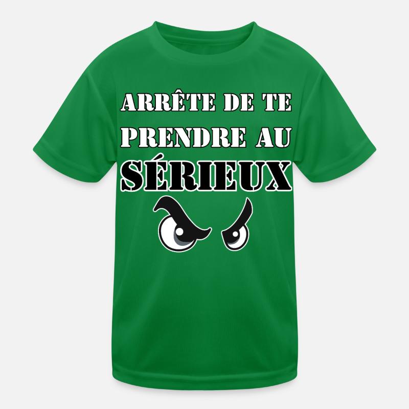 STOP TAKING YOURSELF SERIOUSLY. Kids Functional T-Shirt