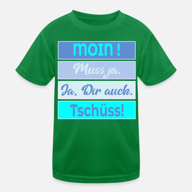 Chat Moin Bye Kids Functional T-Shirt