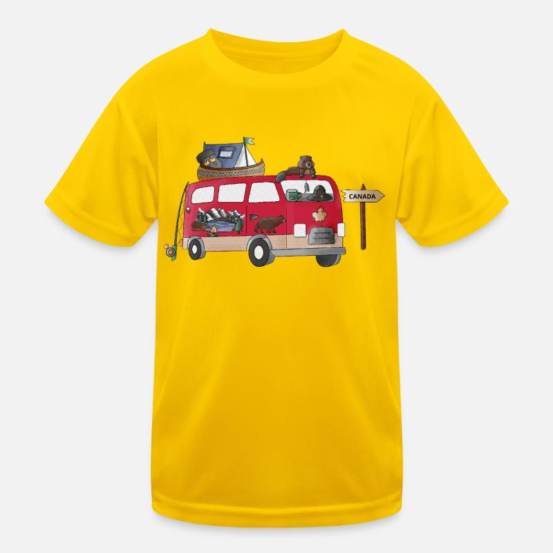 Into_Canada_Wild_Camper T-shirt sport Enfant