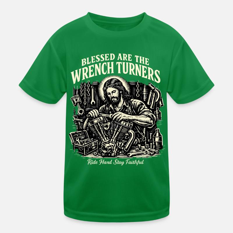Christliche Schrauber Kinder Funktions-T-Shirt