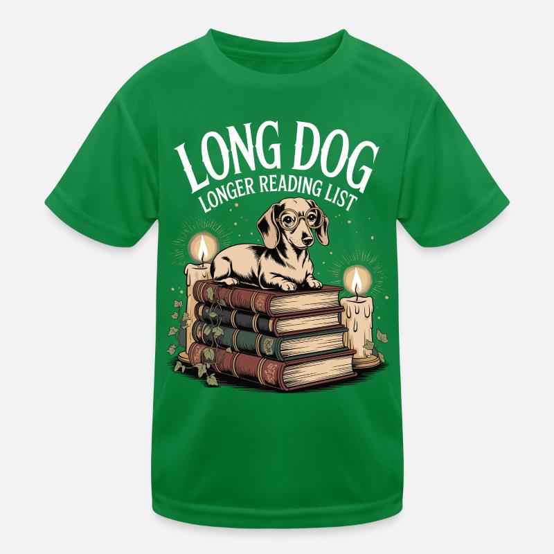 Read Dachshund Kids Functional T-Shirt