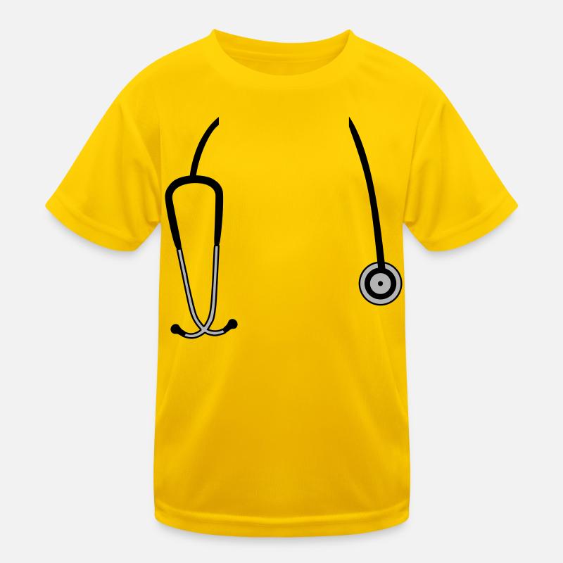 Stethoskop Kinder Funktions-T-Shirt