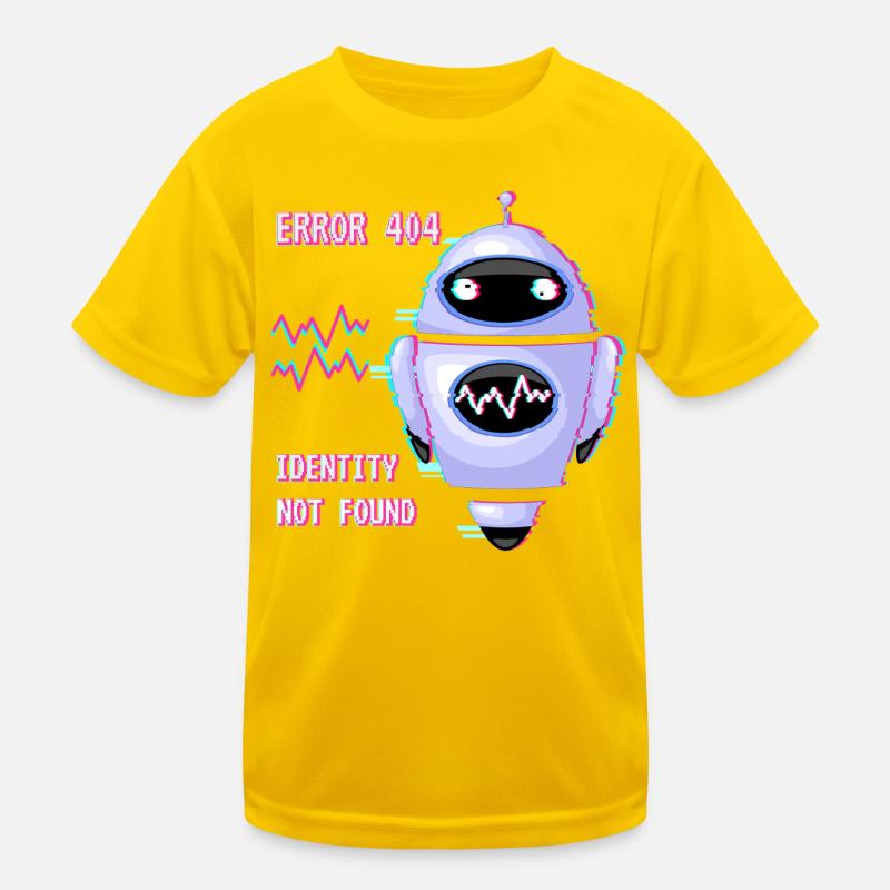 ERROR 404: Identity Not Found Kids Functional T-Shirt