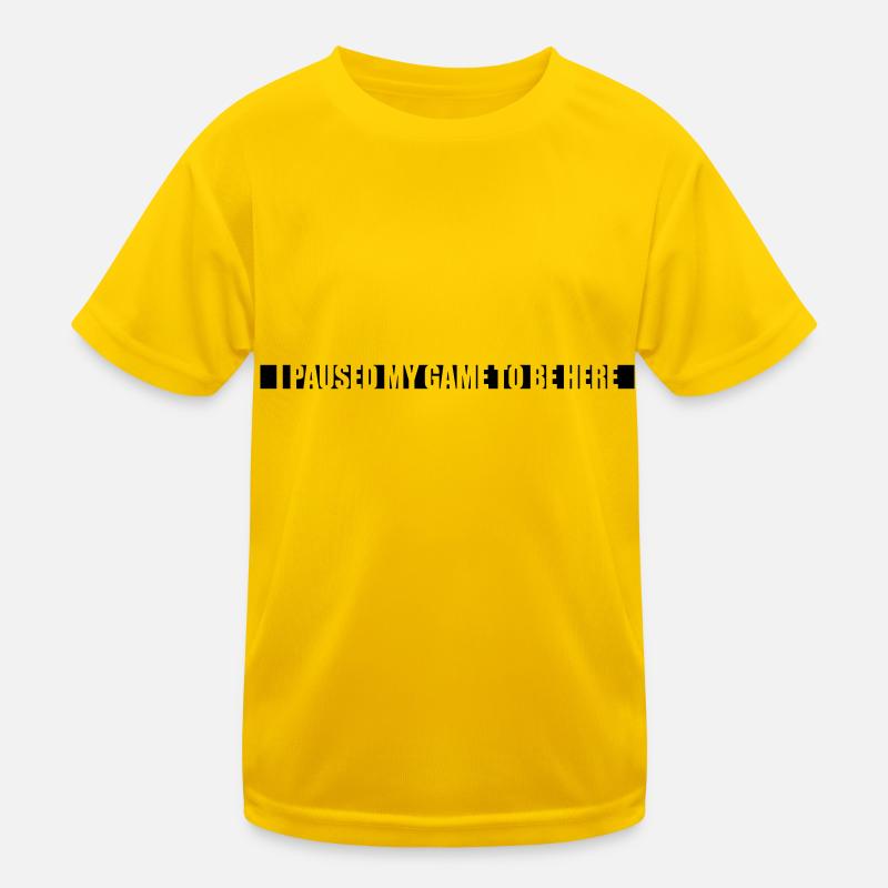 Barre de jeu en pause T-shirt sport Enfant