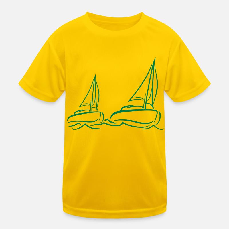 Two Ships Team Regatta Sailing Competition Regatta Kids Functional T-Shirt