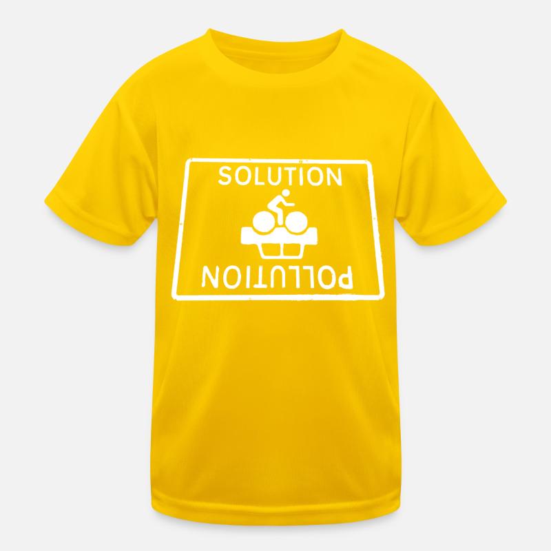to pollution, solution Kids Functional T-Shirt