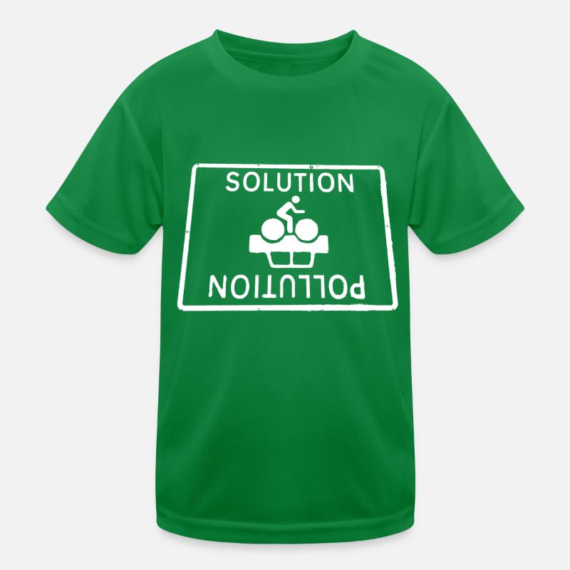 to pollution, solution Kids Functional T-Shirt