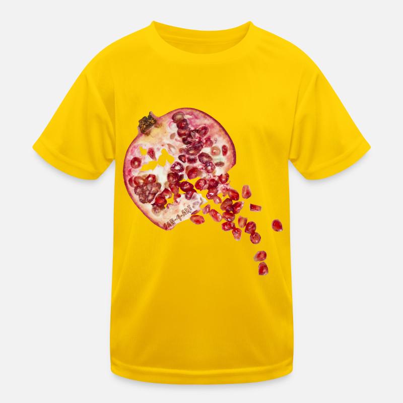 Granatapfel Kinder Funktions-T-Shirt