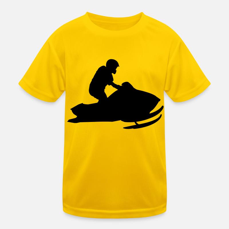 snowmobile Kids Functional T-Shirt