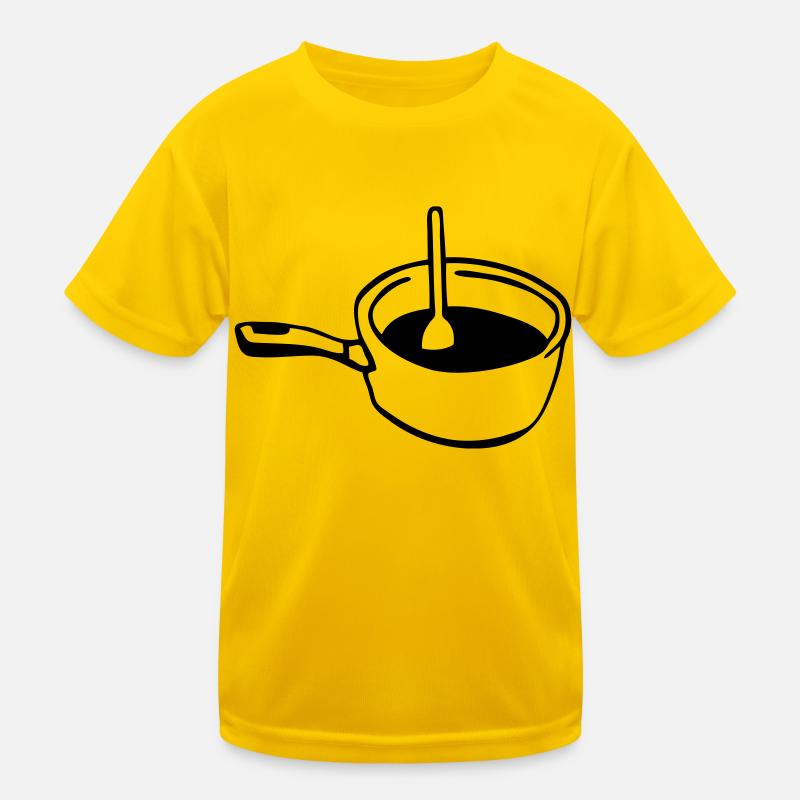 pan saucepan kitchen spoon chef Kids Functional T-Shirt