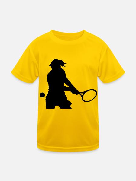 Tennis - Kids Functional T-Shirt - egg yellow