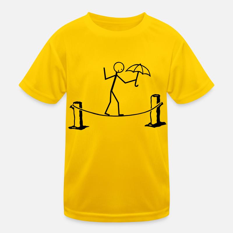 Slackline Kinder Funktions-T-Shirt
