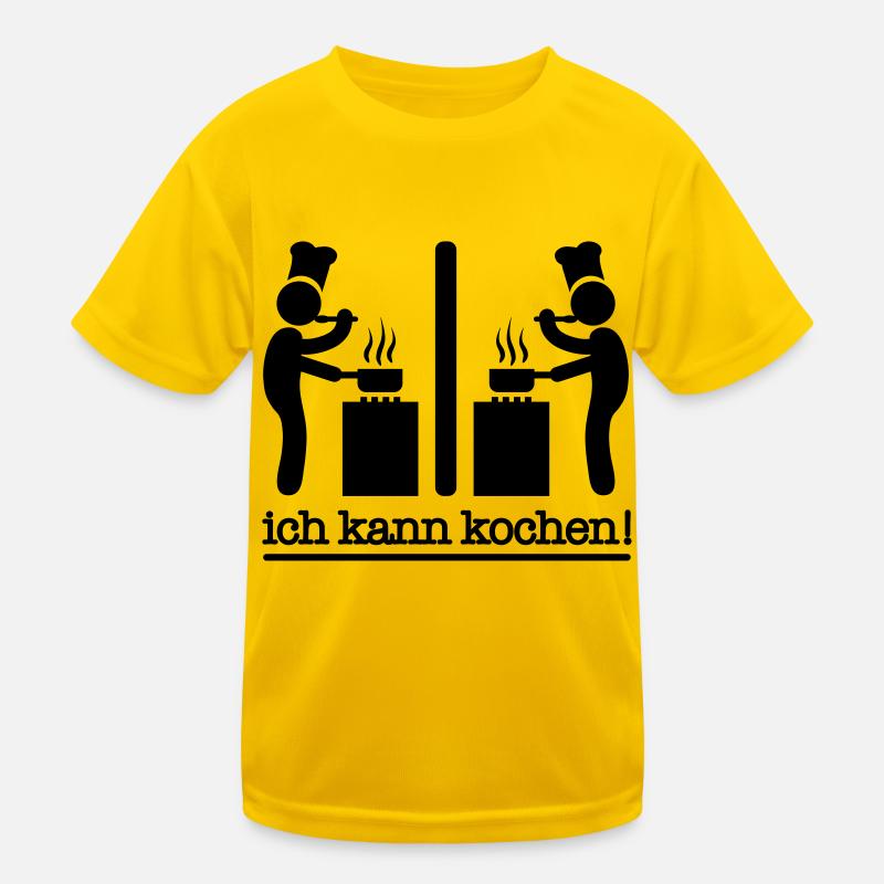 kochen Kinder Funktions-T-Shirt