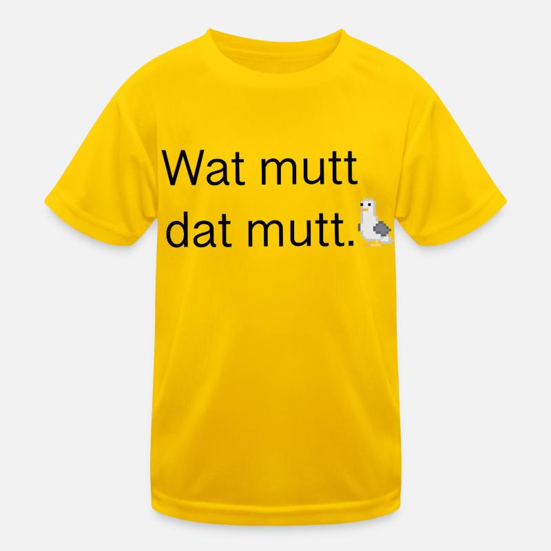 Wat mutt dat mutt Kids Functional T-Shirt