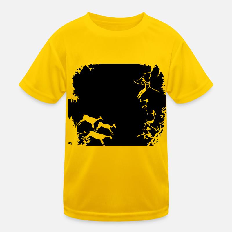 Steinzeit - stone age - jäger - chaser - hunter Kinder Funktions-T-Shirt