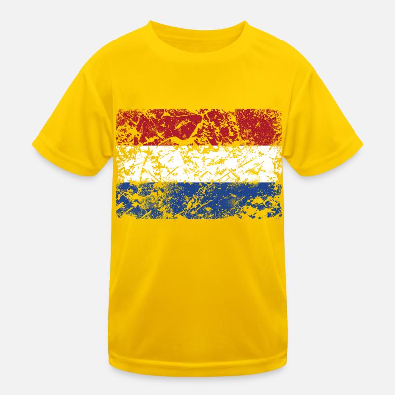 Drapeau des Pays-Bas T-shirt sport Enfant