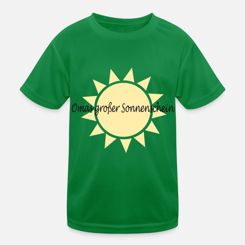 Omas großer Sonnenschein Kinder Funktions-T-Shirt