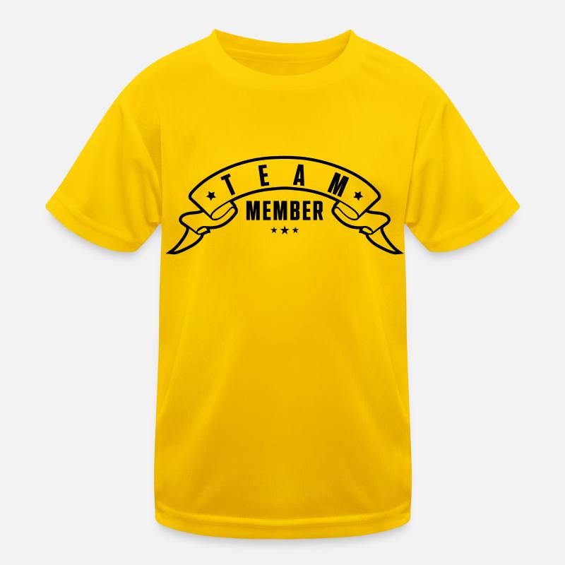 team member 1 Kinder Funktions-T-Shirt