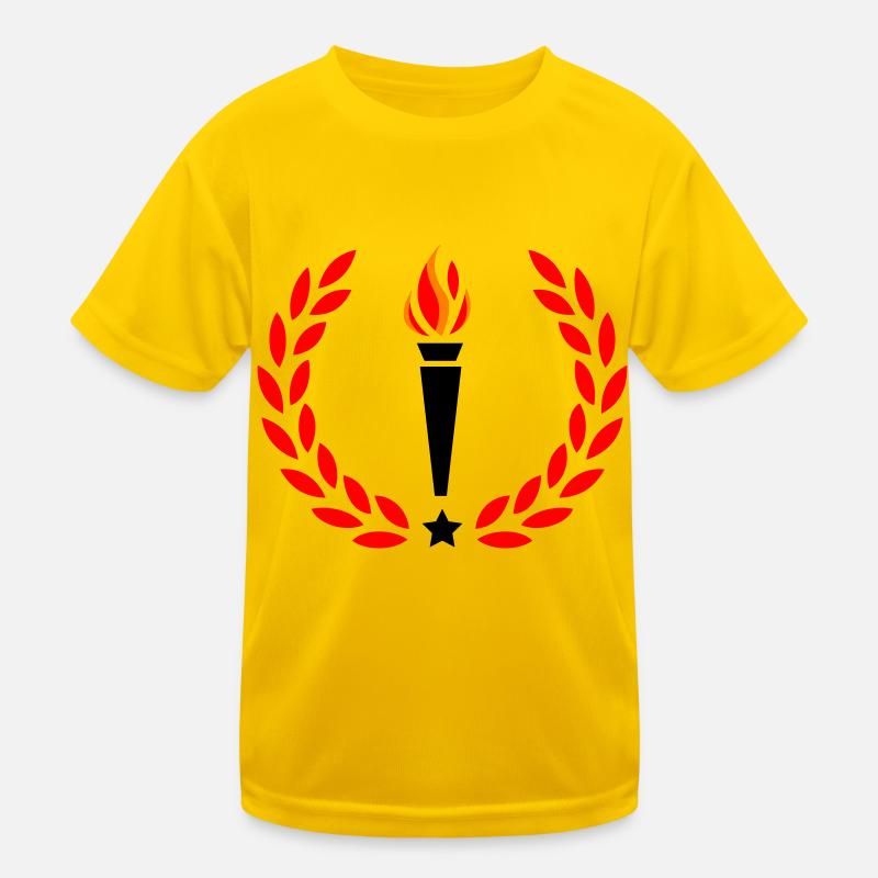 Torche de feu T-shirt sport Enfant