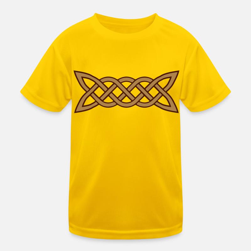 Celtic knot pattern Kids Functional T-Shirt