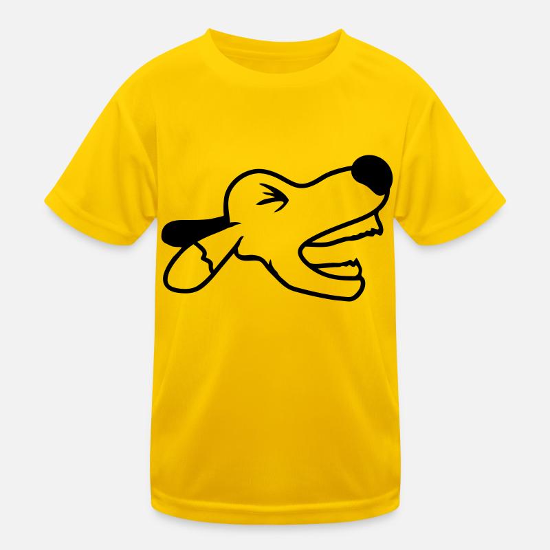Dog, angry, biting, , barking, barking, loud, yapping Kids Functional T-Shirt