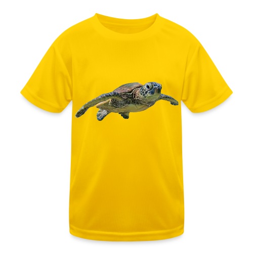 Schildkröte - Kinder Funktions-T-Shirt