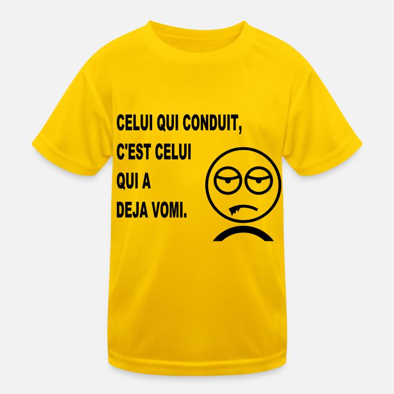 sam_deja_vomi_humour T-shirt sport Enfant