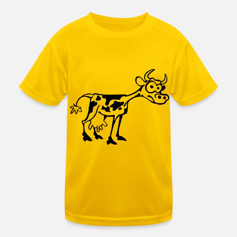 Kuh Kinder Funktions-T-Shirt