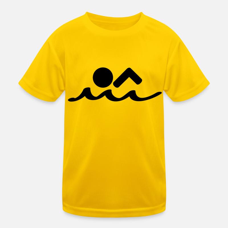 schwimmer Kinder Funktions-T-Shirt
