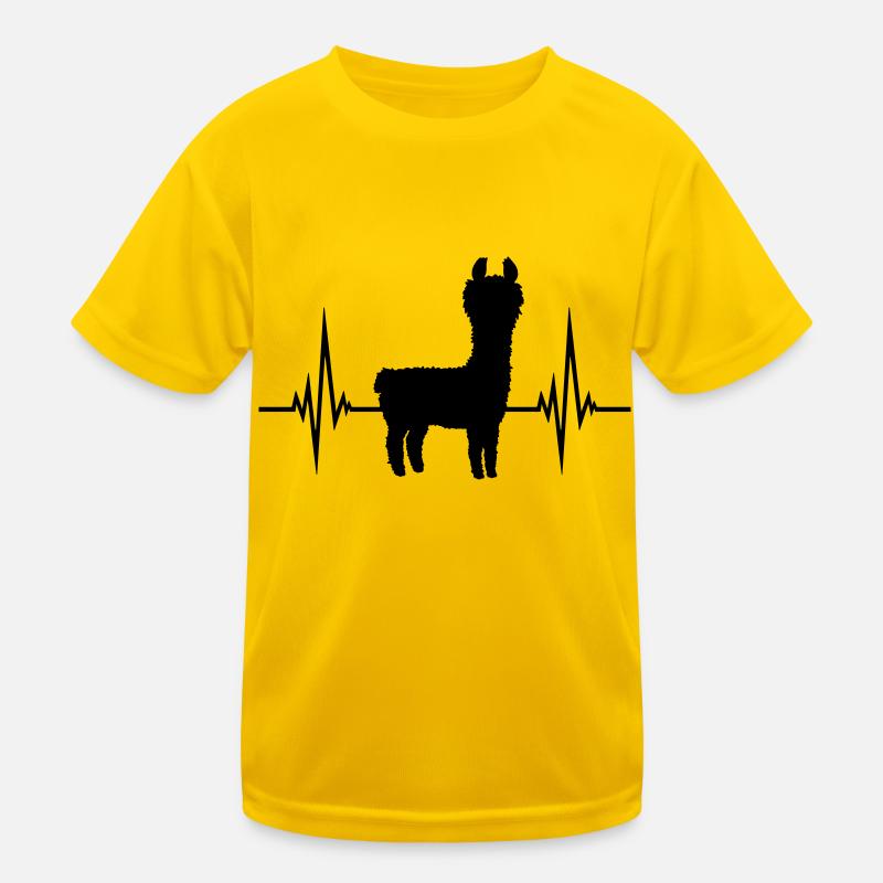 Pulse Lama Heartbeat T-shirt sport Enfant