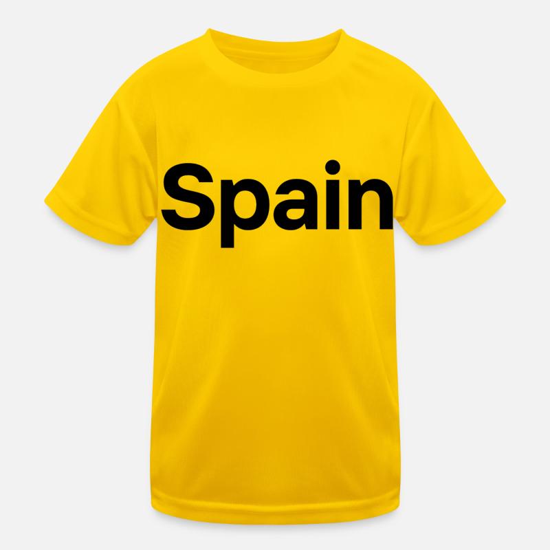 Spain Kids Functional T-Shirt