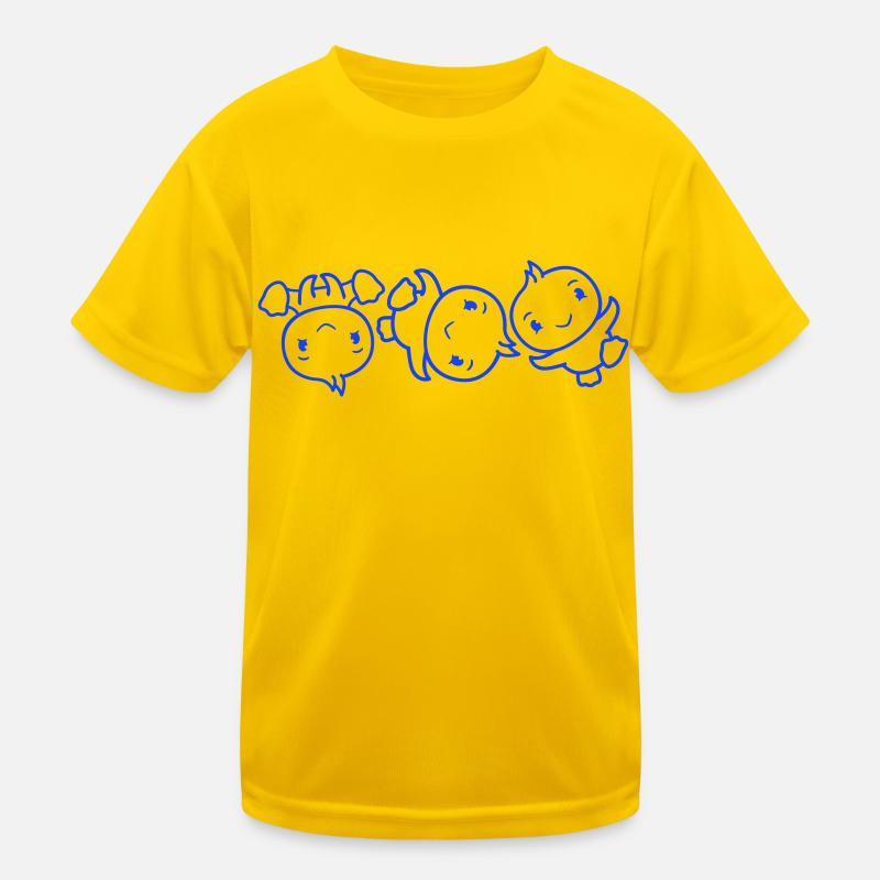 3 Birds Chicks Breakdance Friends Party Dancing Fun Kids Functional T-Shirt