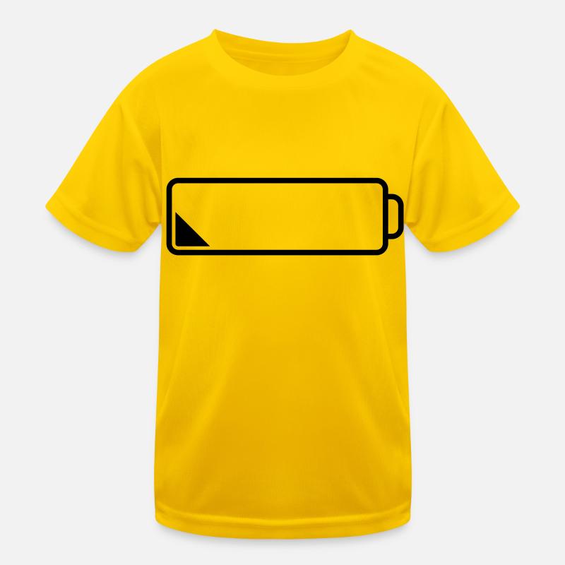 battery_low_f1 Kinder Funktions-T-Shirt