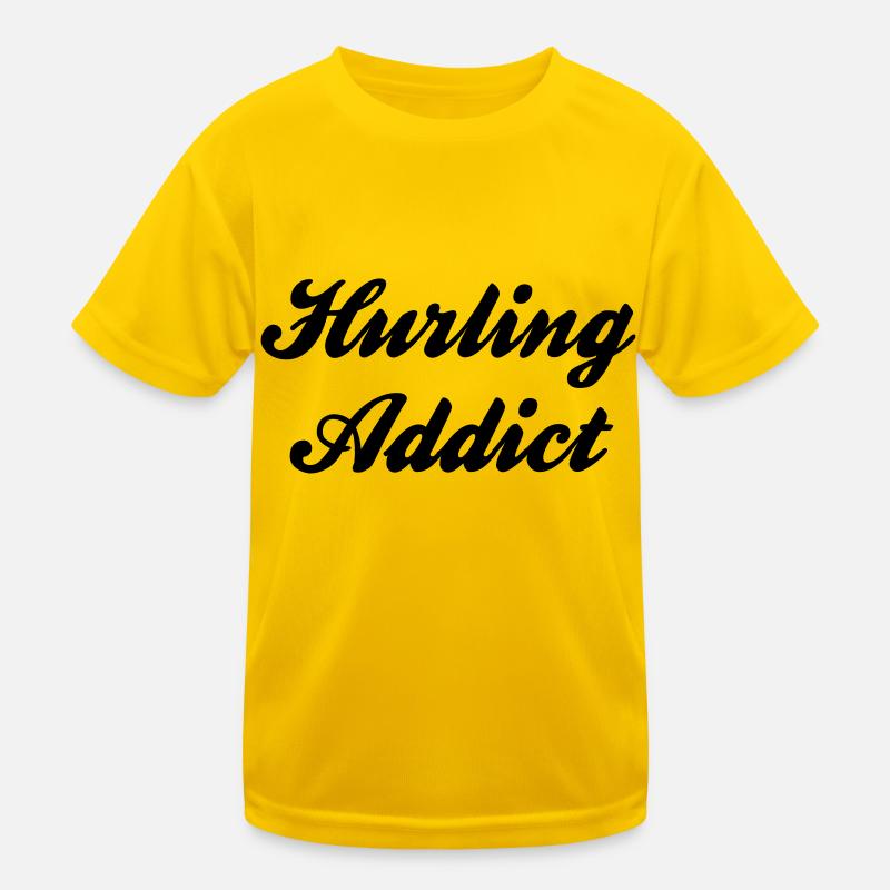hurling addict Kids Functional T-Shirt