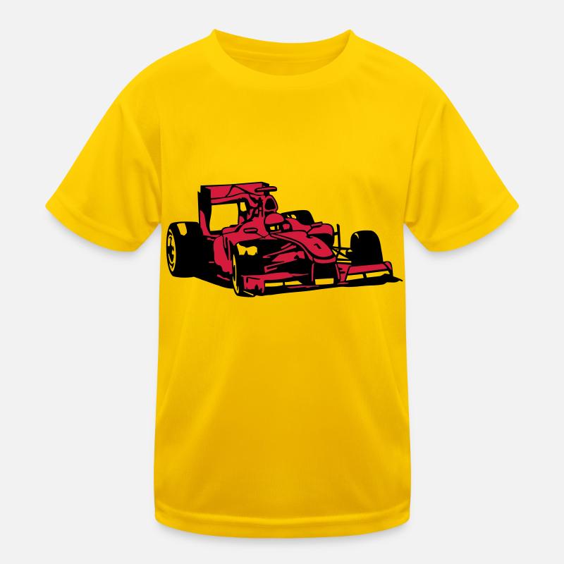cb47_formula1_2c uk - Kids Functional T-Shirt - egg yellow