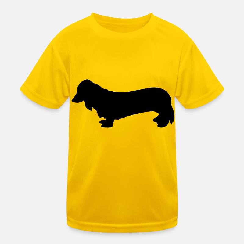 dackel Kinder Funktions-T-Shirt