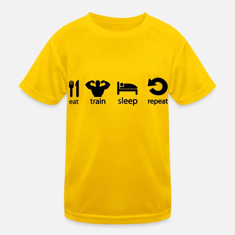 train_repeat Kinder Funktions-T-Shirt