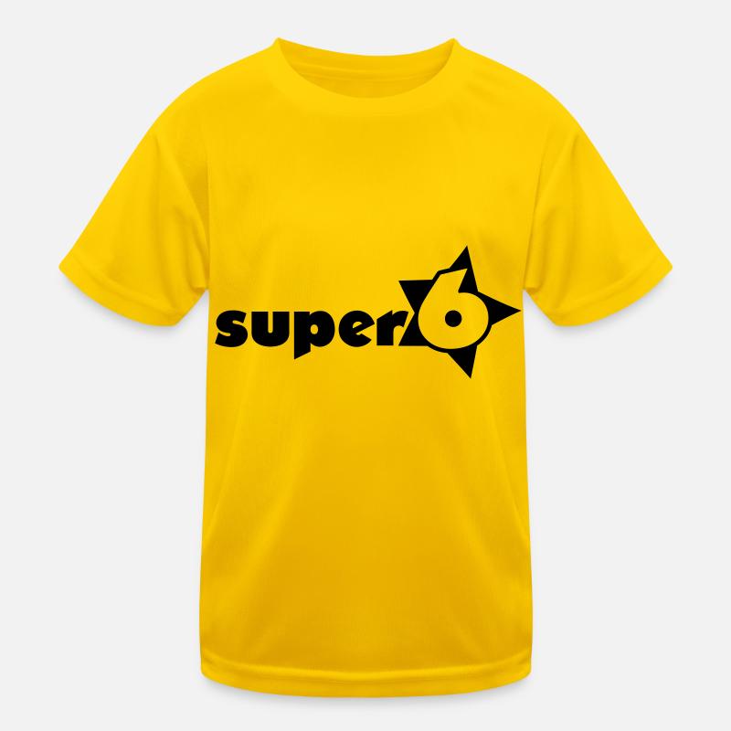 super_6_1c Kinder Funktions-T-Shirt