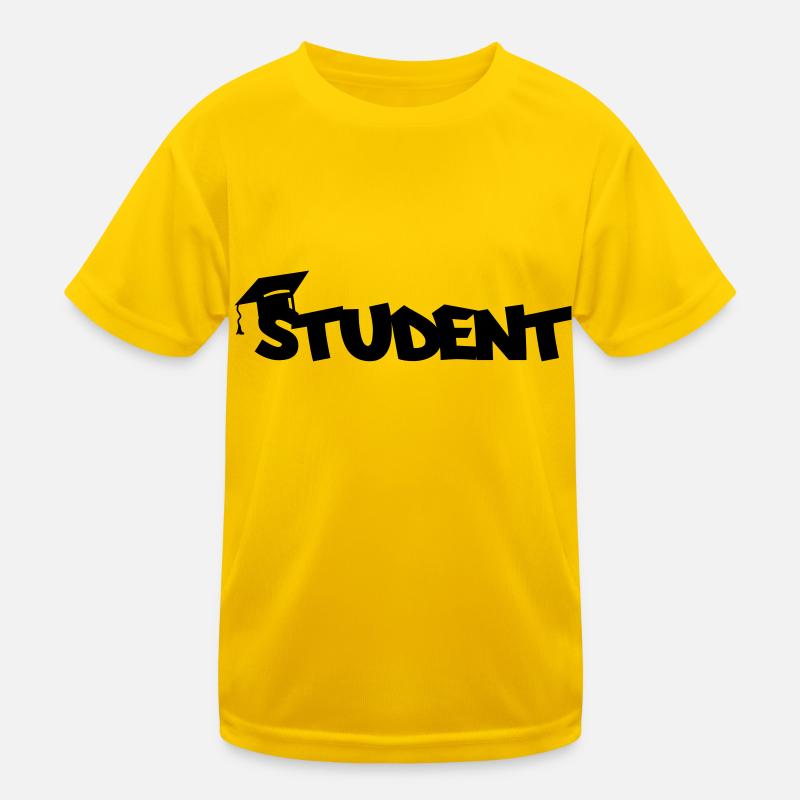 student_hat_1 Kinder Funktions-T-Shirt