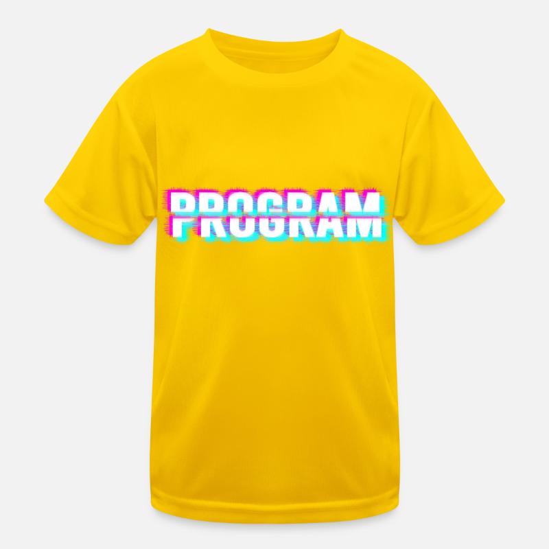 Computerprogramm (weiß) Kinder Funktions-T-Shirt