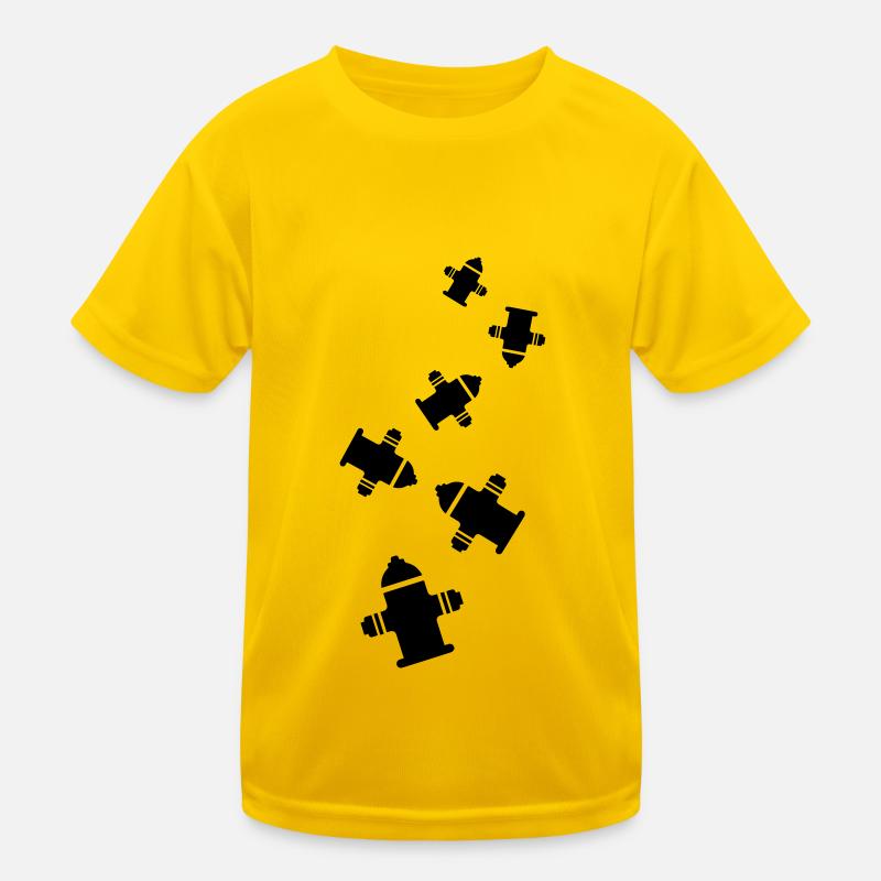Hydrant Icon Kids Functional T-Shirt